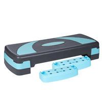 Tellus Fitness Plataformas de paso Premium de 31 pulgadas Paso a paso de entrenamiento aeróbico ajustable para Fitness y ejercicio