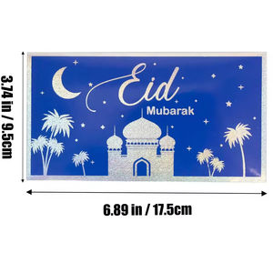 <span class=keywords><strong>กระเป๋า</strong></span>สตางค์สีเงินสำหรับมุสลิมพร้อมจี้รูปพระ<span class=keywords><strong>จันทร์</strong></span>สีฟ้า - Product Image 5