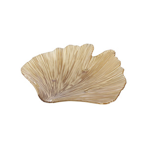 <strong>New</strong> Creative <strong>Design</strong> <strong>Plastic</strong> Fruit Plate Leaves Shape Deep Dish Snacks Serving <strong>Tray</strong> for Living Room