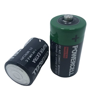 Cellule sèche primaire de haute qualité sans mercure carbone zinc R14 UM2 C taille batterie 1.5V - Product Image 1