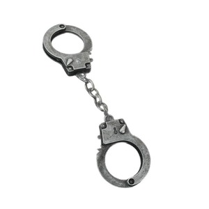 Llavero con Colgante <span class=keywords><strong>de</strong></span> Esposas Miniatura, Novedoso Accesorio Metálico Multicolor con Temática Policial, Cadena para Bolso, Regalos Modernos y Atrevidos - Product Image 6