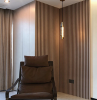 Panneau mural 3D décoratif de luxe moderne en plastique laminé intérieur motif géométrique conception étanche