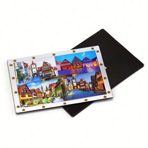 High Quality Multi Color <b>Fridge</b> Type Creative Silver Foil Uk Sticker Decorativo London Souvenir Plates 3D Magnet - Product Image 1