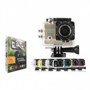 กล้องแอคชั่น 4K Ultra HD พร้อมเคสกันน้ำและอุปกรณ์ยึดสำหรับกีฬากลางแจ้ง - Product Image 2