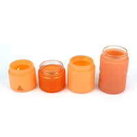 Étiquette privée imprimée personnalisée, pièces, verre vide, couvercle résistant aux enfants, paquet de fleurs mat givré, 2Oz, 3Oz, 4Oz, vente en gros