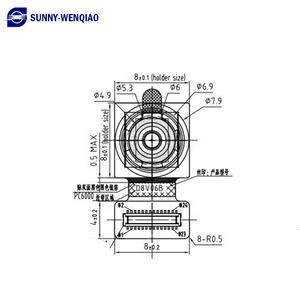 高清高清微型8MP定焦MIPI无红外过滤器Ov8865手机迷你夜视网络摄像头模块 - Product Image 6