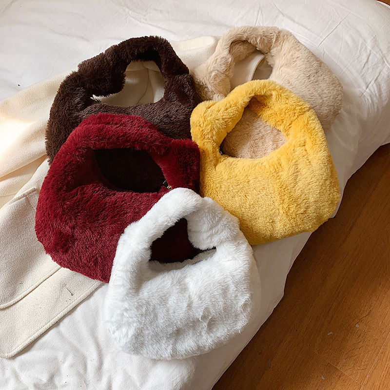 Модные зимние сумки для женщин, милый пушистый кошелек, сумки с леопардовым принтом, Женская пушистая Сумка-тоут через плечо из коровьей кожи, женские меховые сумки для подмышек