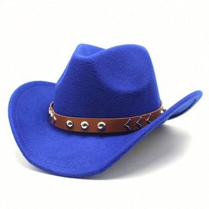 Chapeau Fedora en feutre unisexe, sombrero, chapeau western personnalisé, chapeau de cowboy en feutre - Product Image 3