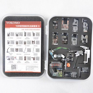 Yokomo Presser Foot <b>Set</b> 16pcs Multi Functional For Household <b>Sewing</b> Machine Garment Processing Equipment Parts - Product Image 2