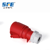 Série SFE SFN IP44 16A/32A 220-415V 6H 2P+E/3P+E/3P+N+E Prise/Connecteur/Prise de courant industrielle monophasée/triphasée 3/4/5 broches