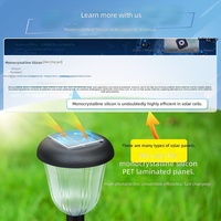 Nouvelles lampes solaires transfrontalières pour pelouse, étanches IP65, lampadaires LED d'extérieur pour cour, jardin, maison