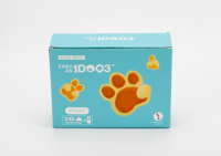 Sacs à déjections canines biodégradables OEM, étanches, avec service d'emballage personnalisé, motif empreinte de patte, non parfumés