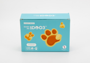 Bolsas Biodegradables para Desechos de Mascotas OEM, Bolsas para Excremento de Perro a Prueba de Fugas, Servicio de Empaque Personalizado, Diseño con Huella de Pata, Sin Perfume - Product Image 3