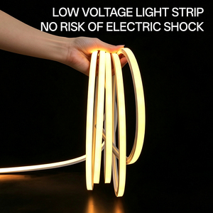 Bande lumineuse néon flexible RGB en PVC, éclairage latéral sans points lumineux, DC24V 2835 96 LED/m 8W/m <span class=keywords><strong>IP65</strong></span> 62,5mm, découpable, ambiance, OEM CE RoHS - Product Image 5