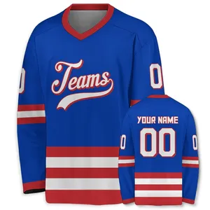 Maillot de hockey personnalisé 2026 à faible MOQ, grandes tailles, coloré, pour commande d'équipe, entièrement sublimé, maillot de sport tendance - Product Image 6