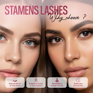 Pestañas Postizas Hechas a Mano Personalizadas de Fábrica NQ, Abanicos Premontados de Volumen 6D-12D con Tallo Puntiagudo, Fibra Sintética, 12 Filas, Negro Natural, 0.03-0.07 Wispy - Product Image 6