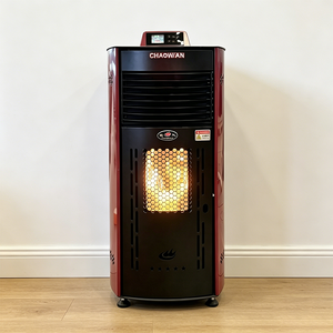 Stufa a <span class=keywords><strong>Pellet</strong></span> Intelligente da 35kW a Risparmio Energetico con Fiamma Reale per Officina - Vendita all'Ingrosso - Product Image 3