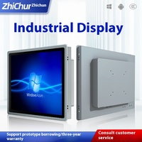 Moniteur à écran LCD tactile AIO pour PC de contrôle industriel 10/12/15/17/19 pouces HD Android Linux OS IHM à écran tactile industriel en stock