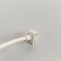 Câble de charge magnétique en T de 80 cm à 2 broches, pas de 2,54 mm, cordon de chargeur USB magnétique à broches Pogo pour montre connectée et bracelet intelligent - Vente en gros