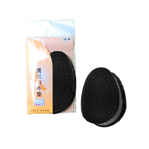 Almohadillas de cuero genuino personalizadas para el antepié, media plantilla antideslizante para zapatos de tacón alto, ajuste holgado, MOQ bajo - Product Image 1