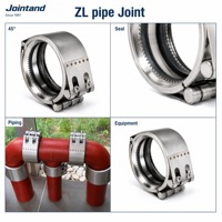 Raccord de tuyauterie universel multi-usages série Jointand ZL avec joints remplaçables en EPDM/NBR/MVQ de qualité alimentaire, pression de 16 bars, garantie 5 ans