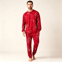 Ensemble de pyjamas de Noël personnalisés pour la famille, manches longues, en coton de bambou, vêtements de nuit pour couples, pyjamas pour hommes, femmes et enfants, usine OEM ODM