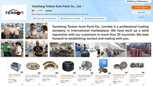 FSB680 Terbon de alta calidad, venta al por mayor, piezas de sistema de frenos automáticos, zapatas de freno semimetálicas traseras Alex 77362290 para FIAT - Product Image 4