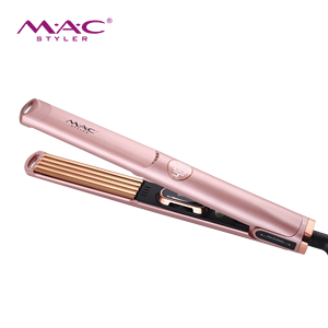 MAC Factory Wholesale Hair Straightener Salon Use Styling <strong>5</strong> Teeth Hair Crimping <strong>Iron</strong> Curling <strong>Iron</strong> Wave Corrugation Hair Crimper - Product Image 1