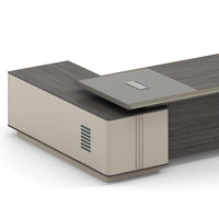 Bureau exécutif en bois de luxe moderne de fournisseur d'usine-conception modulaire extensible pour la maison ou l'immeuble de bureaux