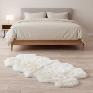 <span class=keywords><strong>Tapis</strong></span> moderne en fausse fourrure moelleuse et brillante, à poils longs, lavable, couleur unie, antidérapant pour couloir - Product Image 1