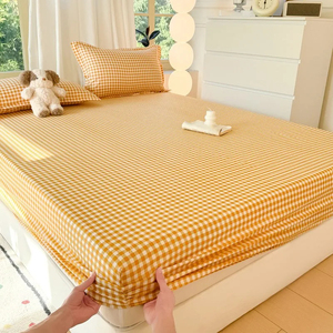 Drap-housse en coton de haute qualité, élastique, toutes saisons, pour adultes, 200 fils, couleur unie, usage hospitalier, ultra doux, draps-housses modernes - Product Image 3