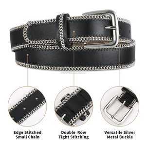 Ceintures décontractées personnalisées d'Asie du Sud-Est Ceintures en PU et en plastique avec boucle en alliage pour les détaillants de marques de mode - Product Image 6