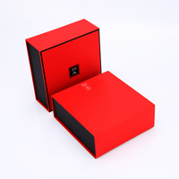 Caja Magnética con Logotipo Impreso Personalizado, Caja Cuadrada de Cartón para Regalos de Cumpleaños, Tapa Magnética con Cierre Abatible, Caja de Regalo con Laminación