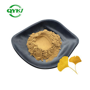 공장 판매 천연 은행 잎 추출물 Cas 90045-36-6 은행 나무 추출물 분말 플라보노이드 락톤 - Product Image 1