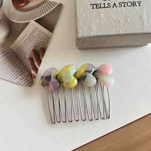 Peigne à cheveux de style français, élégant bâtonnet à cheveux de princesse, accessoire de coiffure pour mariée et soirée - Product Image 5