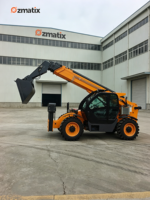 Chariot télescopique multi-attaches pour l'aménagement paysager, le retransplantation d'arbres et l'entretien routier municipal