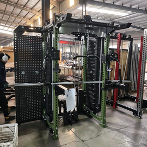 Máquina <span class=keywords><strong>Smith</strong></span> Vertical Profesional 3 en 1 para Gimnasio en Casa y Entrenador Funcional con Cable Cruzado, Diseño que Ahorra Espacio para Entrenamiento de Cuerpo Completo - Product Image 5