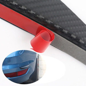Universal Negro brillo estilo de coche accesorios de Auto parachoques delantero del labio de Fin del divisor del Spoiler Canard Valence cuerpo etiqueta engomada - Product Image 6