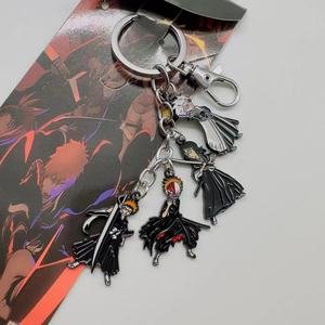 Artisanat métallique Luffy Chopper Sailor Moon Bleach Tokyo Ghoul <span class=keywords><strong>Death</strong></span> <span class=keywords><strong>Note</strong></span> Kamado Nezuko Anya Pendentifs Bijoux Alliage Anime Porte-clés - Product Image 5