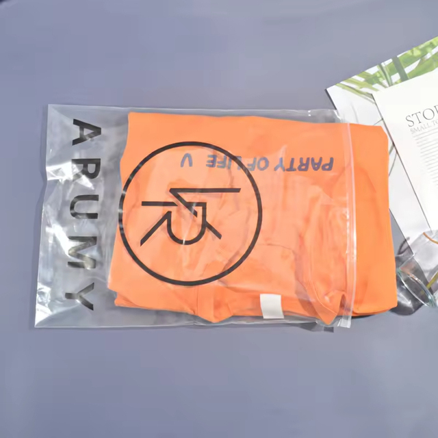 Custom Gravure Printed Packaging Waterproof Sustainable Recyclable Zipper Bag for Apparel & Shoes
