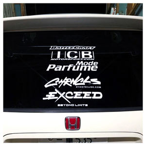 NIKO - Adhesivos Personalizados para Ventanas de Automóviles, Resistentes a los Rayos UV, Ecológicos, Impermeables, Duraderos, de Alta Resolución, Adhesivos para Vehículos Cortados a Troquel - Product Image 3