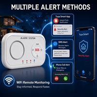 Système d'alarme sans fil personnalisé OEM ODM avec logo, système d'alarme GSM WiFi, solution de sécurité Tuya IoT d'usine