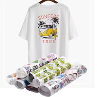 Prix d'usine, rouleau de film PET DTF double mat pour transfert thermique, taille 30 cm, 33 cm, 45 cm, pour t-shirts