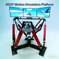Simulateur de cockpit d'avion en métal VR 9D pour l'intérieur, plus de 80 jeux, aventure de vol en hélicoptère, pour la maison, les parcs sportifs, les aéroports