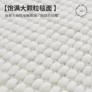 Tappeto in Lana Puro Fatto a Mano Senza Colla, Importato dall'India, con Texture a Grana, Stile di Alta Gamma per Soggiorno di Villa <span class=keywords><strong>e</strong></span> Tappetino per Divano - Product Image 5