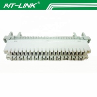 NT-D007 Krone IDC bornier LSA-PLUS mise à la terre 10 paires Module de déconnexion