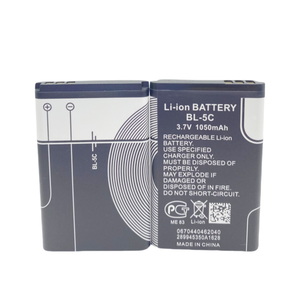 Batteria del telefono cellulare altoparlante batteria Led BL-5C 1000mah capacità reale - Product Image 6