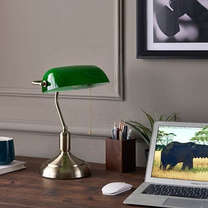 Lampada da Tavolo in Vetro Verde con Interruttore a Cerniera e Porta USB per Ricarica Rapida, Lampada da Scrivania Stile <span class=keywords><strong>Tiffany</strong></span> Verde - Product Image 6