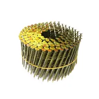 Isolamento arabia saudita custom 604c 100 millimetri di isolamento in acciaio al carbonio nero lucido coil nail per prato artificiale