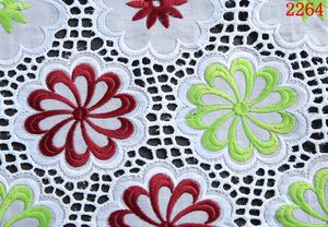 2021 निगेरियन कपास फीता पत्थरों के साथ उच्च गुणवत्ता वाले सफेद रंग स्विज़ेनलैंड 2258-2264 में फीता - Product Image 2